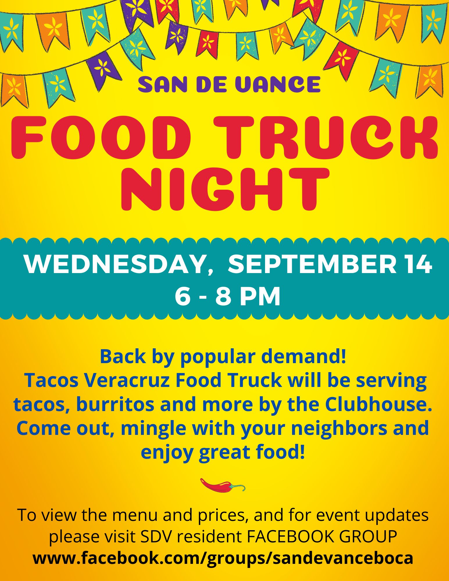 Food Truck Night “Tacos Veracruz” (Image) San De Vance